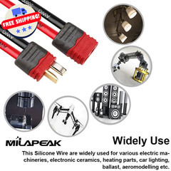 14 AWG Silicone Wire Kit 40Ft – 20Ft Red & Black, Flexible, High Tem