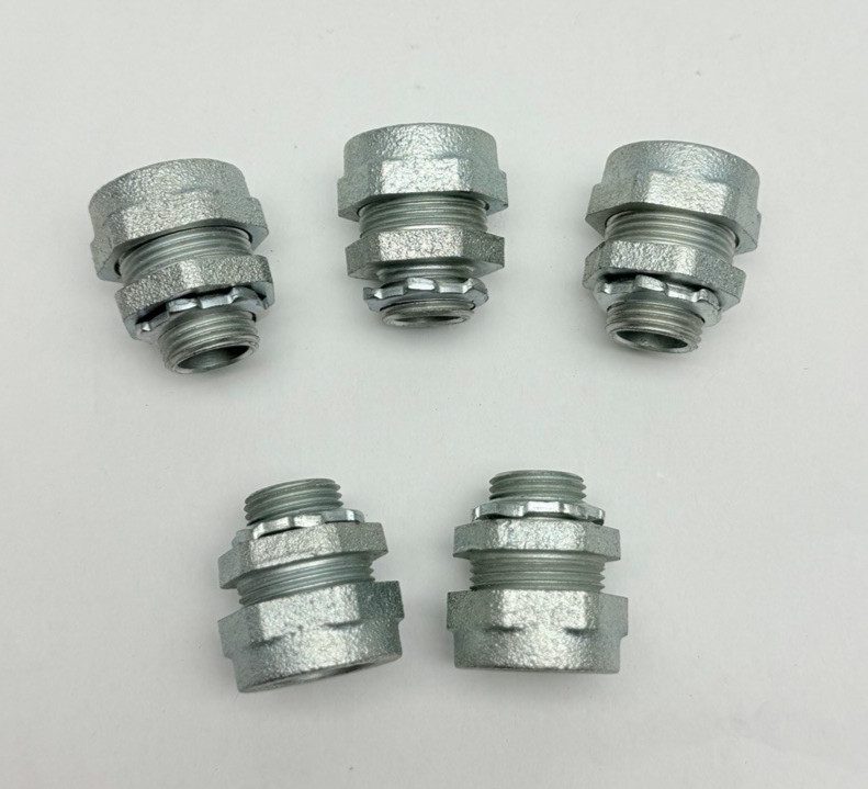 Lot Of 5, CPR1 Eton, 1/2″ Threadless Compression Rigid Conduit Connector