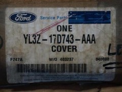 Ford YL3Z-17D743-AAA YL3Z17D743AAA TR Rear View O/S Mirror Cover NEW NOB