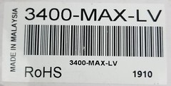 Trumeter 3400-MAX-LV Totalizing Counter 4-30 VDC 2-Hole 1/4” Spade Terminal NEW