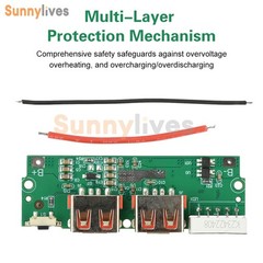 PD/QC 22.5W Fast Charging Module DIY Mobile Power Bank Circuit Board LED Display