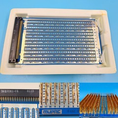 Vintage Mupac 3332 IC Wire Wrap Prototype Board 1981 Gold Pin/Sold As Is