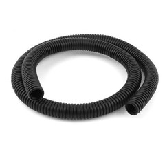 1 M 17×20 mm Plastic Flexible Corrugated Conduit Tube for Garden,Office Black