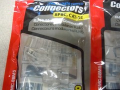 Gardner Bender GMC-88M5 Modular Plug, Cat 5. 2 bags of 8 – 16 total pieces