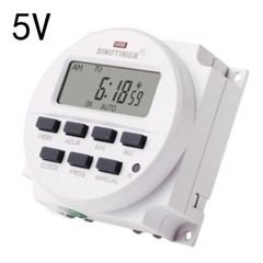 TM618SH 5/12/24V 110V 220V 1 Second Interval Digital LCD Timer Switch Time Relay