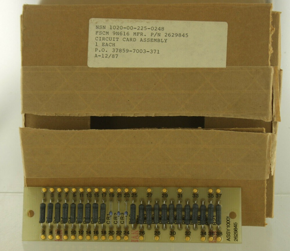 CIRCUIT CARD ASSEMBLY 1020-00-225-0248 2629845 FSCM 9N616 NEW
