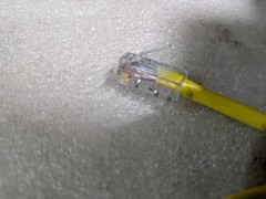 Belden MDE54AVYC04 Cat5e Ethernet Patch Cable Yellow 4ft RJ45 Network Data OEM