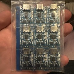 TP4056 5V 1A Micro USB 18650 Lithium Battery Charging Board Module 5×15 75 InAll