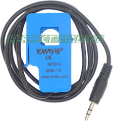 2PC new SCT013-000V 100A 1V Non-Invasive Split Core Current Transformer Sensor