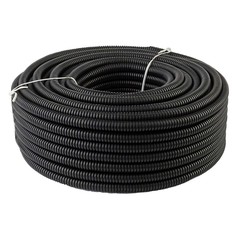 American Terminal New 100′ Feet 1 Black Split Loom Wire Flexible Tubing Wire