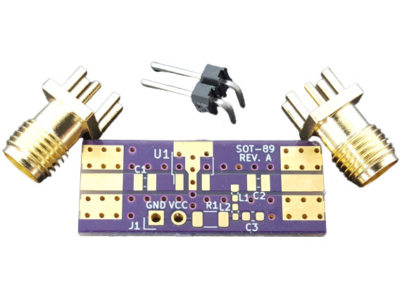 Development Evaluation PCB kit for RF MMIC Gain Block Amplifier SOT-89 Package