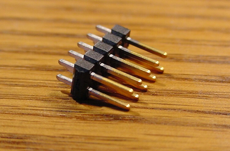 100 PC MOLEX 90131-0925 Vertical Header 2 Row 10 Pin (2X5) 0.1″ .025 Sq Pin Gold