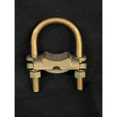 Qty 1 – NOS GPL-27 / 1-1/2″ IPS, 2/0 Bronze Copper U-Bolt Ground Clamp