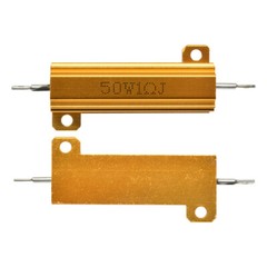 0.1-1000Ω Ohm 50/100W Watt Shell Power Aluminum Housed Case Wirewound Resistor