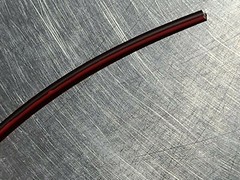 Southwire 2.5mm2 or #14awg FLR2X XLPE Automotive Wire Red w/Black Stripe /50ft