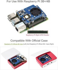 Waveshare Power over Ethernet HAT (D) for Raspberry Pi 3B+/4B 802.3af compliant