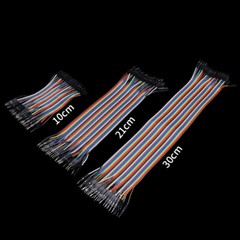 40P Dupont Male Female 10cm/15cm/21cm/30cm/40cm Jumper Wire Connectors Leads