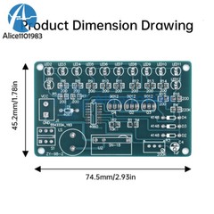 CD4060 SMD Music Light Circuit Welding DIY Kit LED Electronics Project Welding