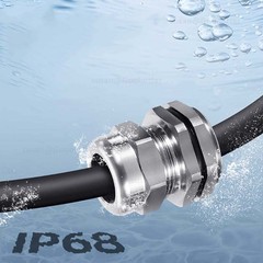 IP68 WATERPROOF CABLE GLAND STAINLESS COMPRESSION JUNCTION M8 – 100 ¦ PG7 – PG63