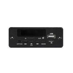 Bluetooth 5V-12V MP3 Player Decoder Board 2 * 25W Amplifier Car FM Radio Module.