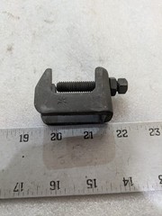 3/8 in Malleable Iron Beam Clamp C-Clamp Threaded Rod Hanger Steel Construction