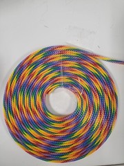 25 FT 3/8″ RAINBOW PET EXPANDO SLEEVING BRAID