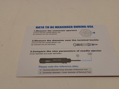 JH Steady Data Measuring tools for multiple sized terminal apertures, New