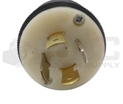 NEW HUBBELL HBL2411 TWIST LOCK MALE PLUG 3 POLE 20A 125/250V *READ*