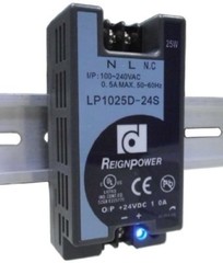 LP1025D-24S: AC – DC Switching Power Supply 24V, 1A 25w. Din Rail/Screw Mouting