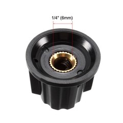 2Pcs Speaker Control Knob Power Amplifier Knob 24mm Dia Rotary Knobs