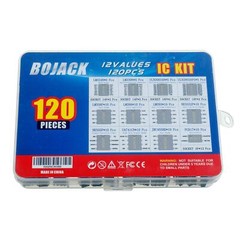 120 Pcs IC Assortment Kit LM324 LM339 ULN2003AN LM358P NE555P NE5532P