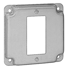 Steel City RS-16-CC, 4″ x 1/2″, 1 Ground Fault Receptacle, Square Box Cover, 1pc