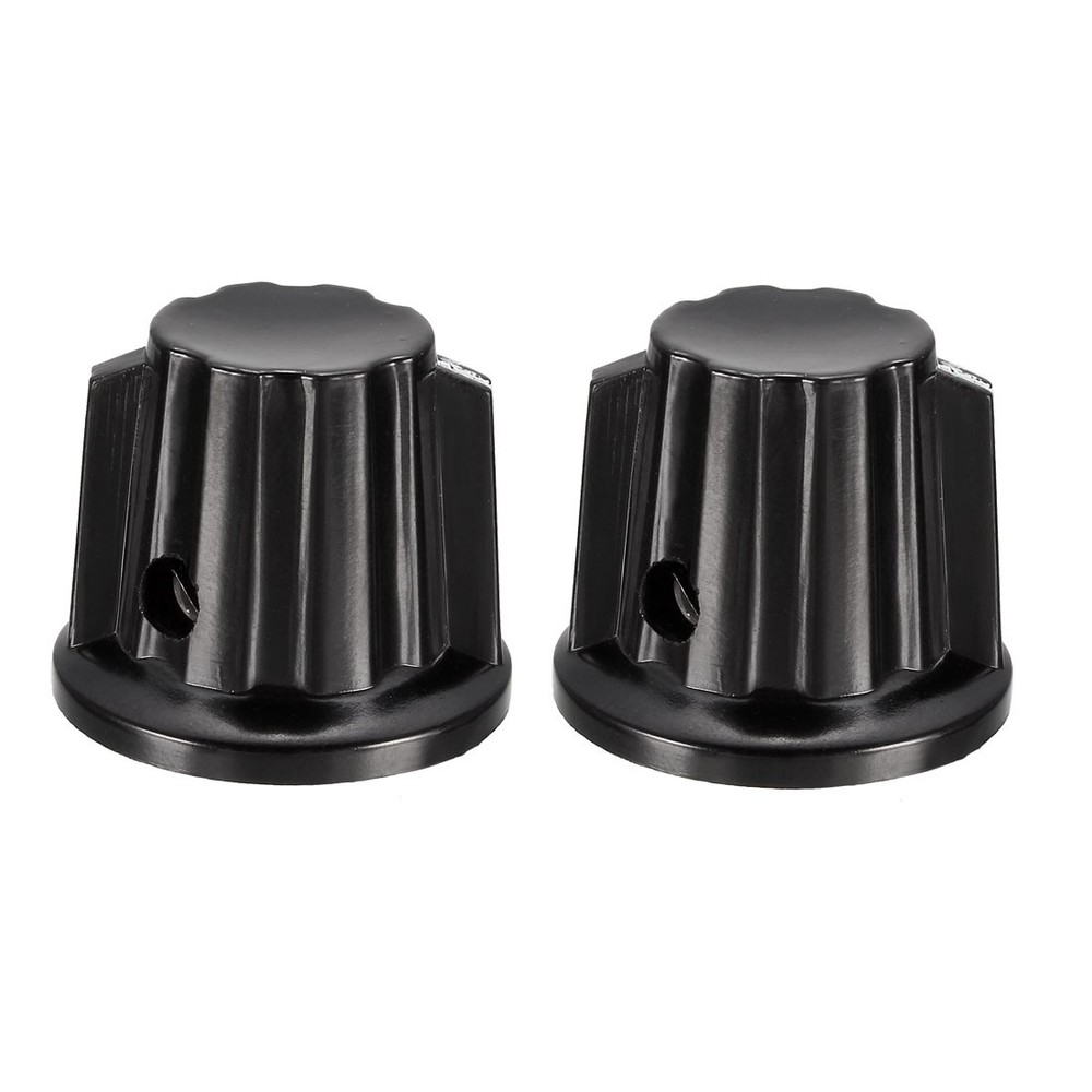 2Pcs Speaker Control Knob Power Amplifier Knob 24mm Dia Rotary Knobs
