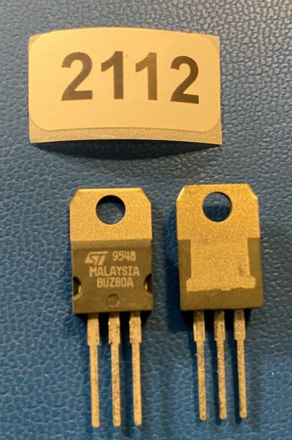 ST 9548 Malaysia BUZ80A MOSFET N-CH 800V 3.6A TO220AB IC’s