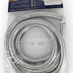 United Pacific 34802 72-inch Long ½” Diameter Chrome Wire Loom