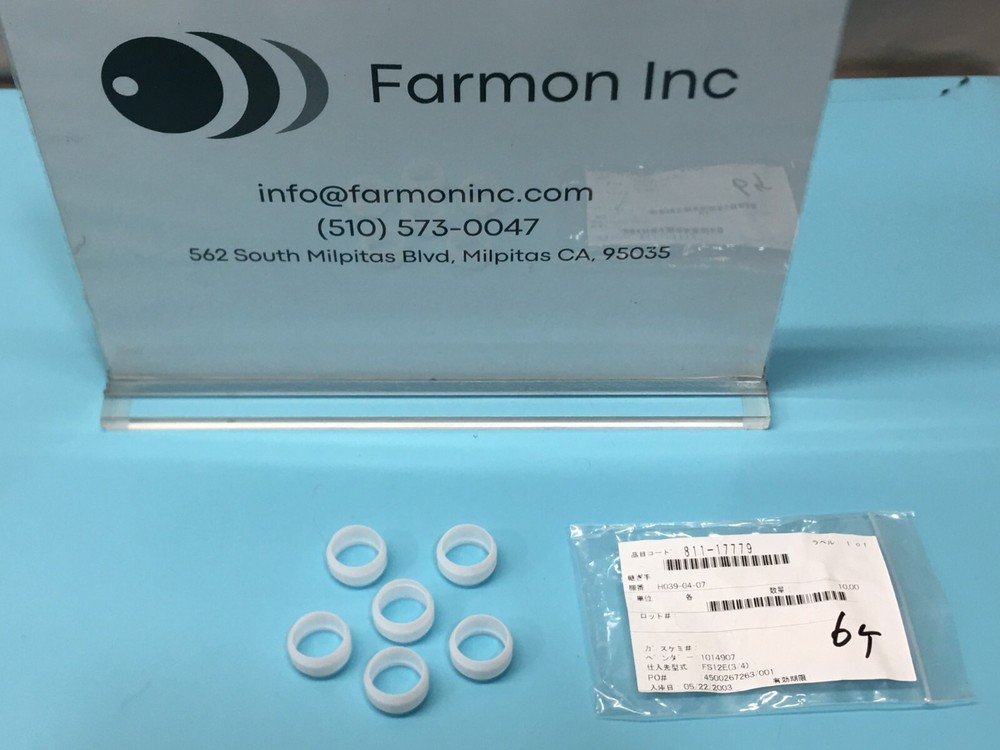 LOT OF 6 MICRON 811-17779 FITTING, FS12E(3/4), ET79-49,TEFLON,1014907, 169092
