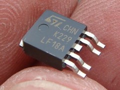 ONE LOT 25 LF18A 1.8V Linear LDO Voltage Regulators by STMicro — NEW and UNUSED