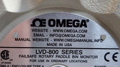 Omega LVD-803 Failsafe Rotary Paddle Bin Monitor 115V