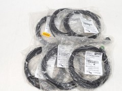 Murr Elektronik Assorted MSUD Valve Plug & M12 Female A-Cod Cables | Lot of 8