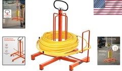 Durable Floor or Wall Mounted Wire Spool Rack – Efficient Cable Management Rack