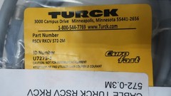 Turck RSCV RKCV 572-2M Cordset Cable 2m