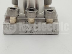 Fujikin Incorporated 0.P. 0.39~0.59MPa TYPE N.C. C.No.091404 316L-P