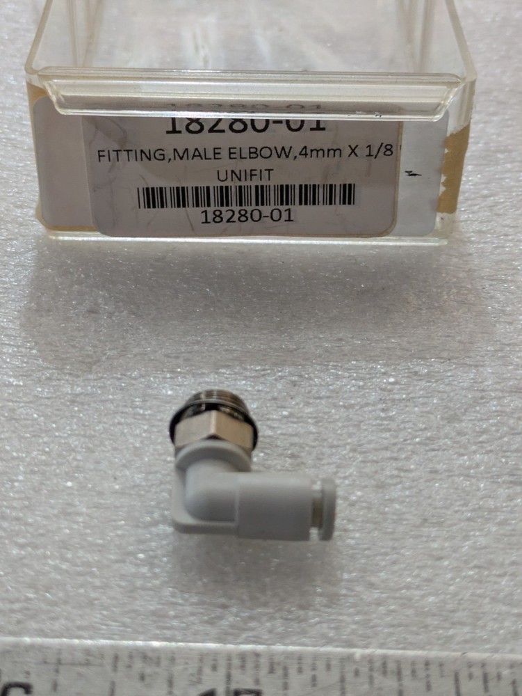 SMC 4mm Tube x 1/8 Unifit Male Elbow Pneumatic Push-In Fitting 9/ORDER