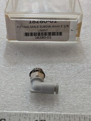 SMC 4mm Tube x 1/8 Unifit Male Elbow Pneumatic Push-In Fitting 9/ORDER