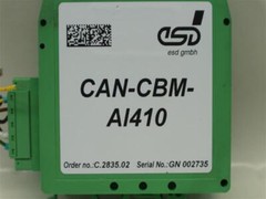 ESD GMBH CAN-CBM-AI410 CANCBMAI410 Module 30Days Warranty Expedited Shipping