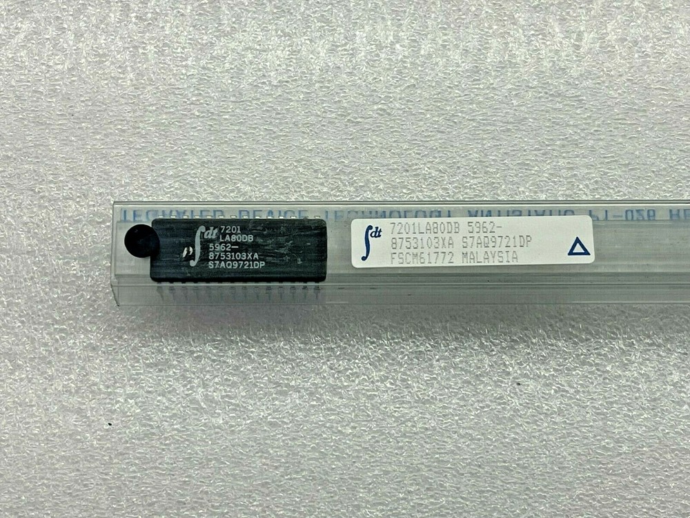 5962-8753103XA, 7201LA80DB, IDT, IC MEM FIFO 512X9 ASYNC 28CDIP