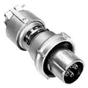 Appleton ACP3023BC, Pin/Sleeve Plug, 30 A, 3 Pole, 2 Wire, Aluminum, 1 pc