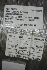500 Ft. Allied Wire & Cable 1/2″ Tubular Braid #34 AA59569A AA59569R34T0500