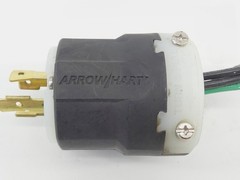 Eaton Cooper L14-20 Arrow Hart Ground Industrial Locking Plug 125/250VAC 20A