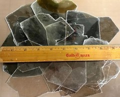 Clear Mica Natural Block, Book Mica, Your Choice Quantity, 2oz, 1/4 lb, 1/2 lb